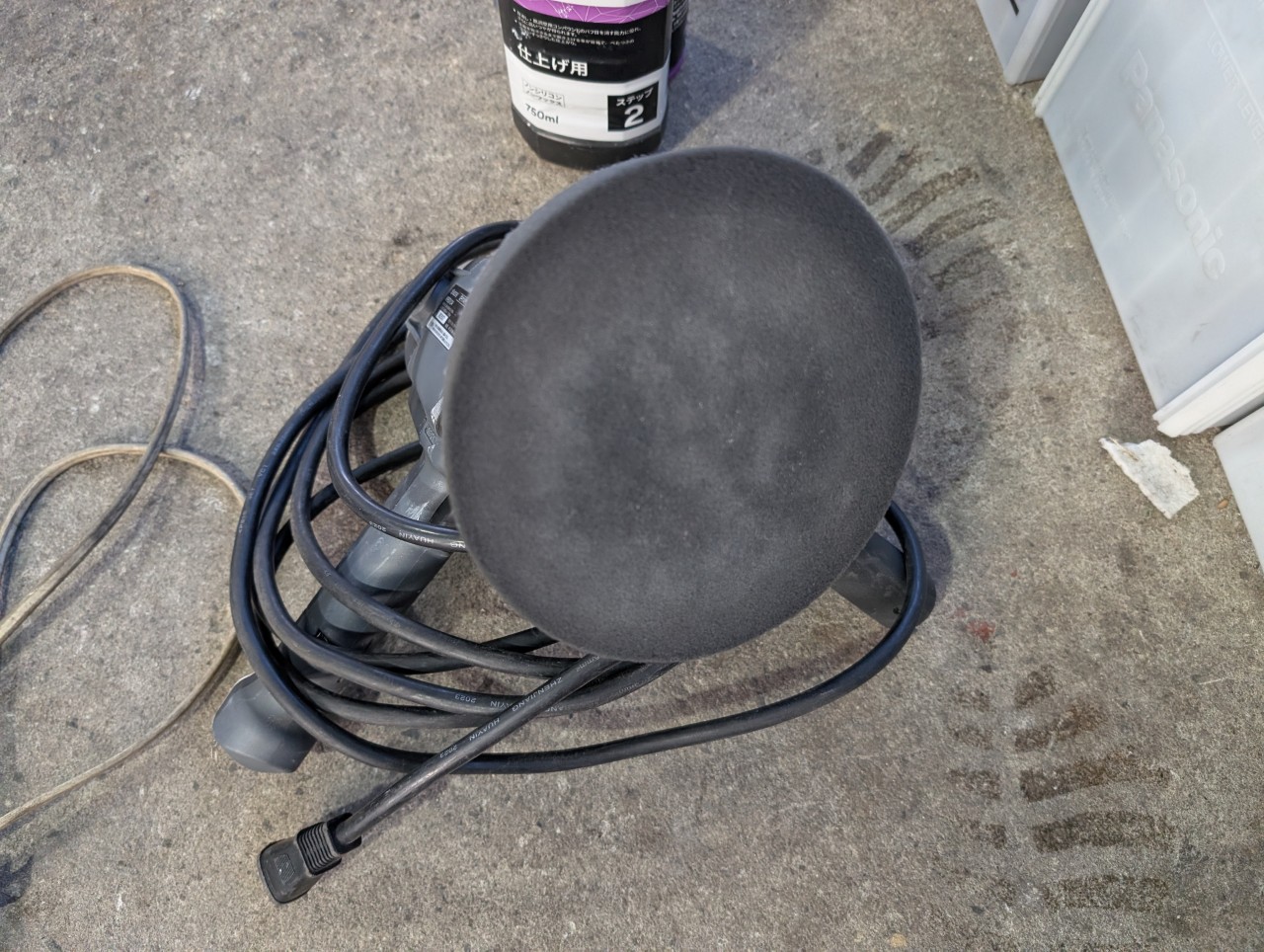 池田が使用しているポリッシャーの写真